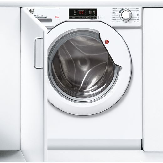Hoover HBWS48D1E Integrated 8Kg Washing Machine with 1400 rpm - White - D Rated